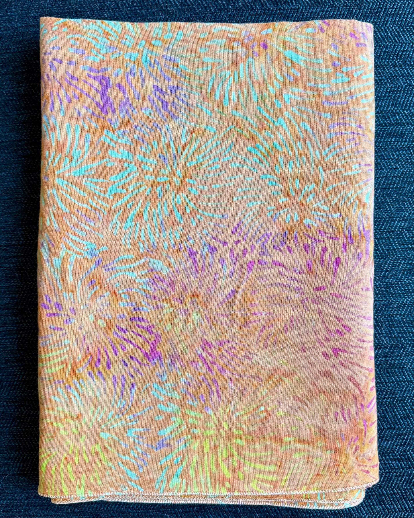 Orange Fireworks Batik Sarong