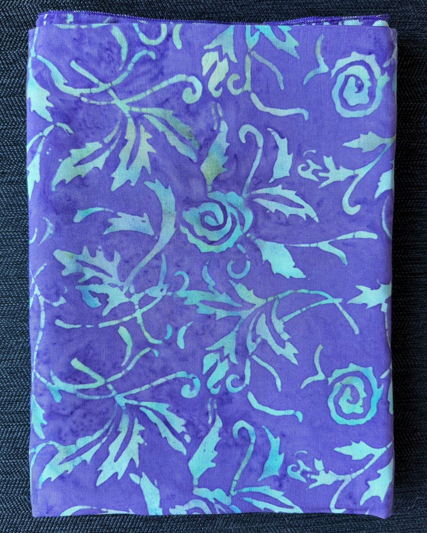 Purple Floral Batik Sarong