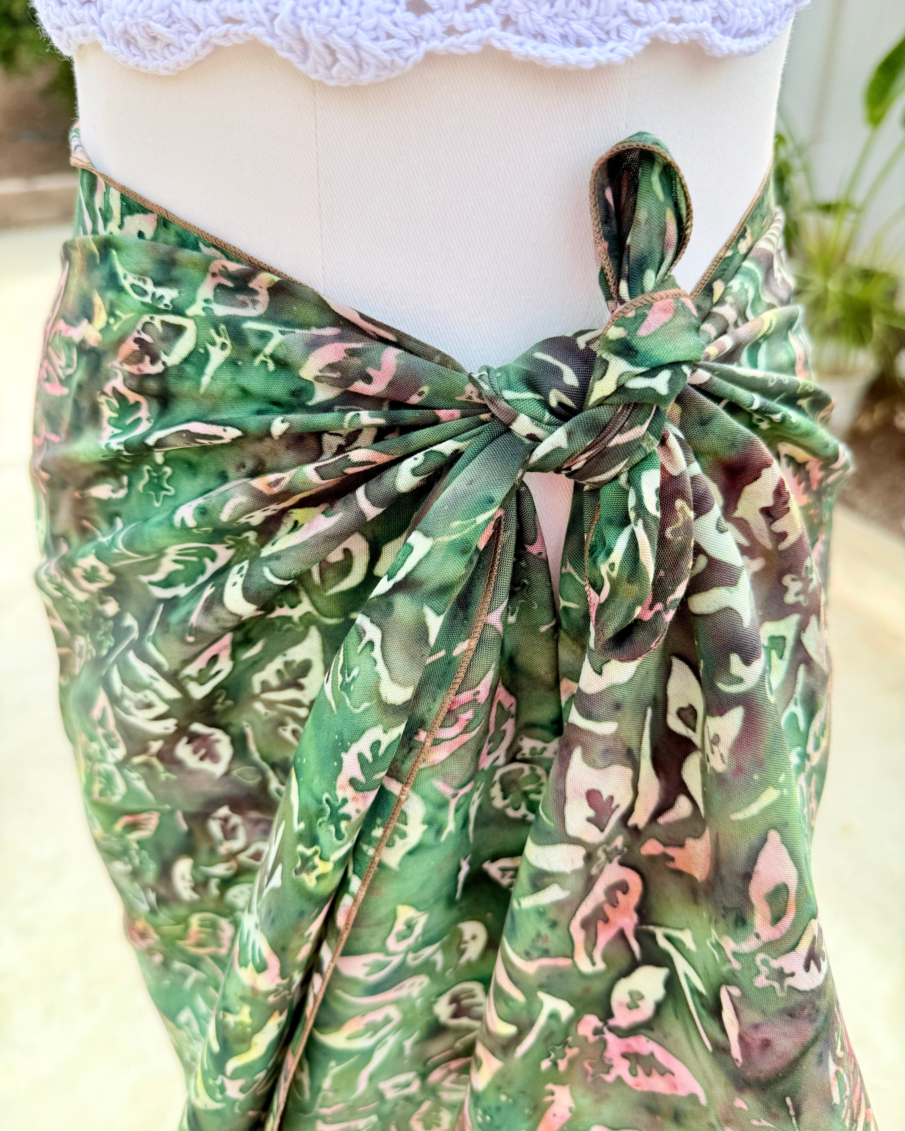 Green Rainforest - Batik Sarong