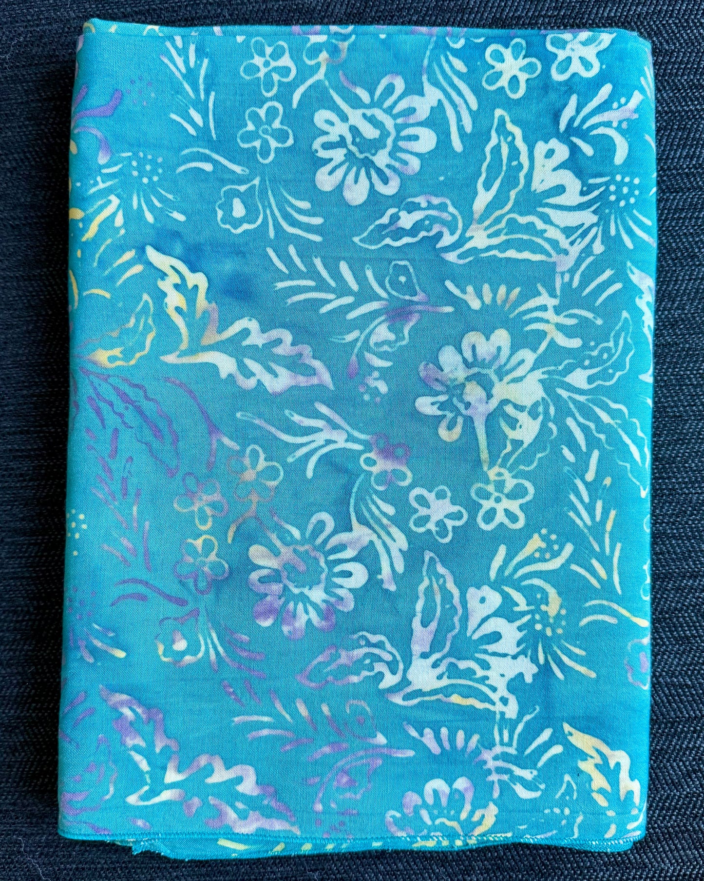 Aqua Floral Batik Sarong