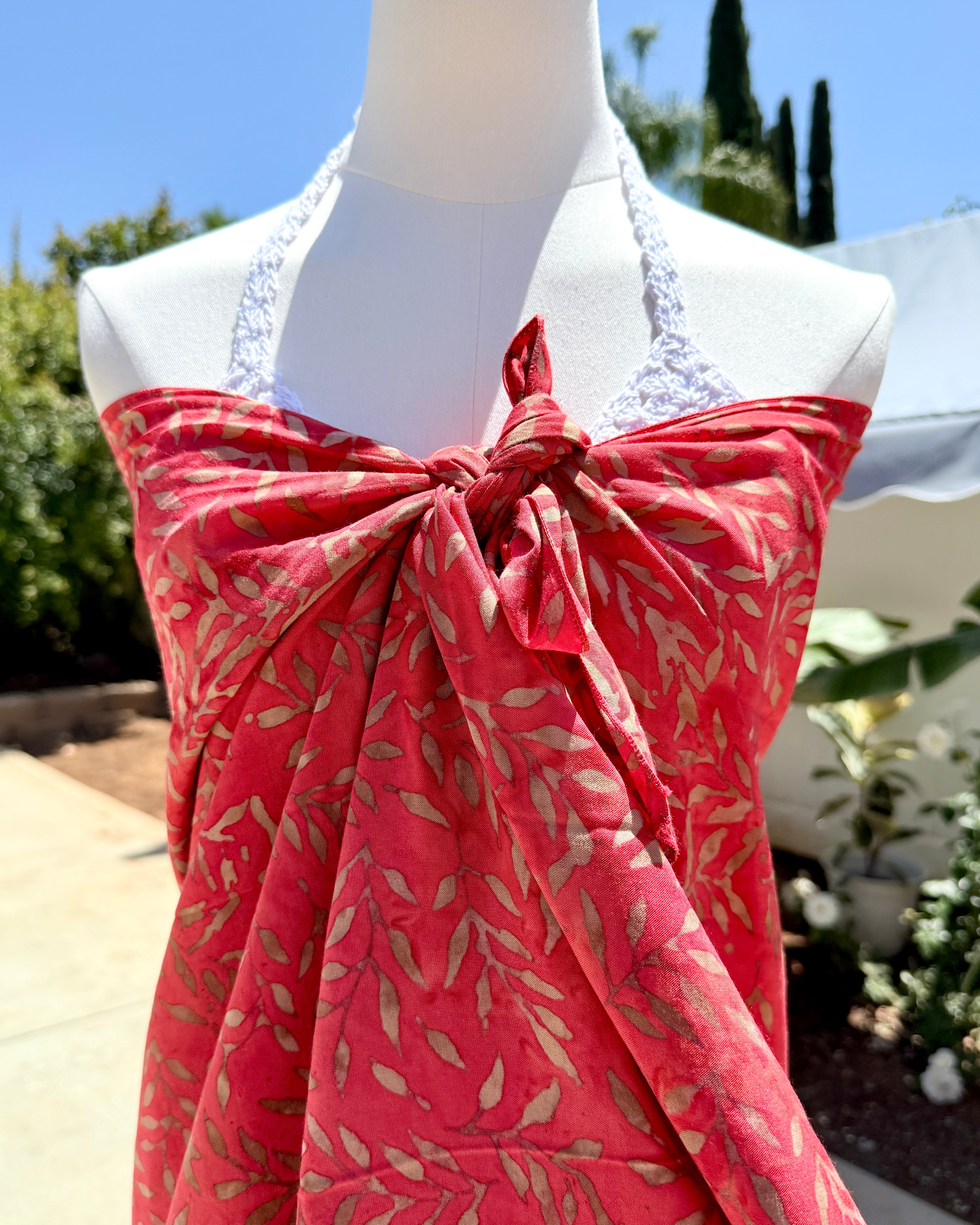 Red Acacia - Batik Sarong