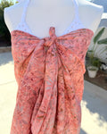 Coral Blossom - Batik Sarong