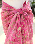 Pink Hibiscus - Batik Sarong