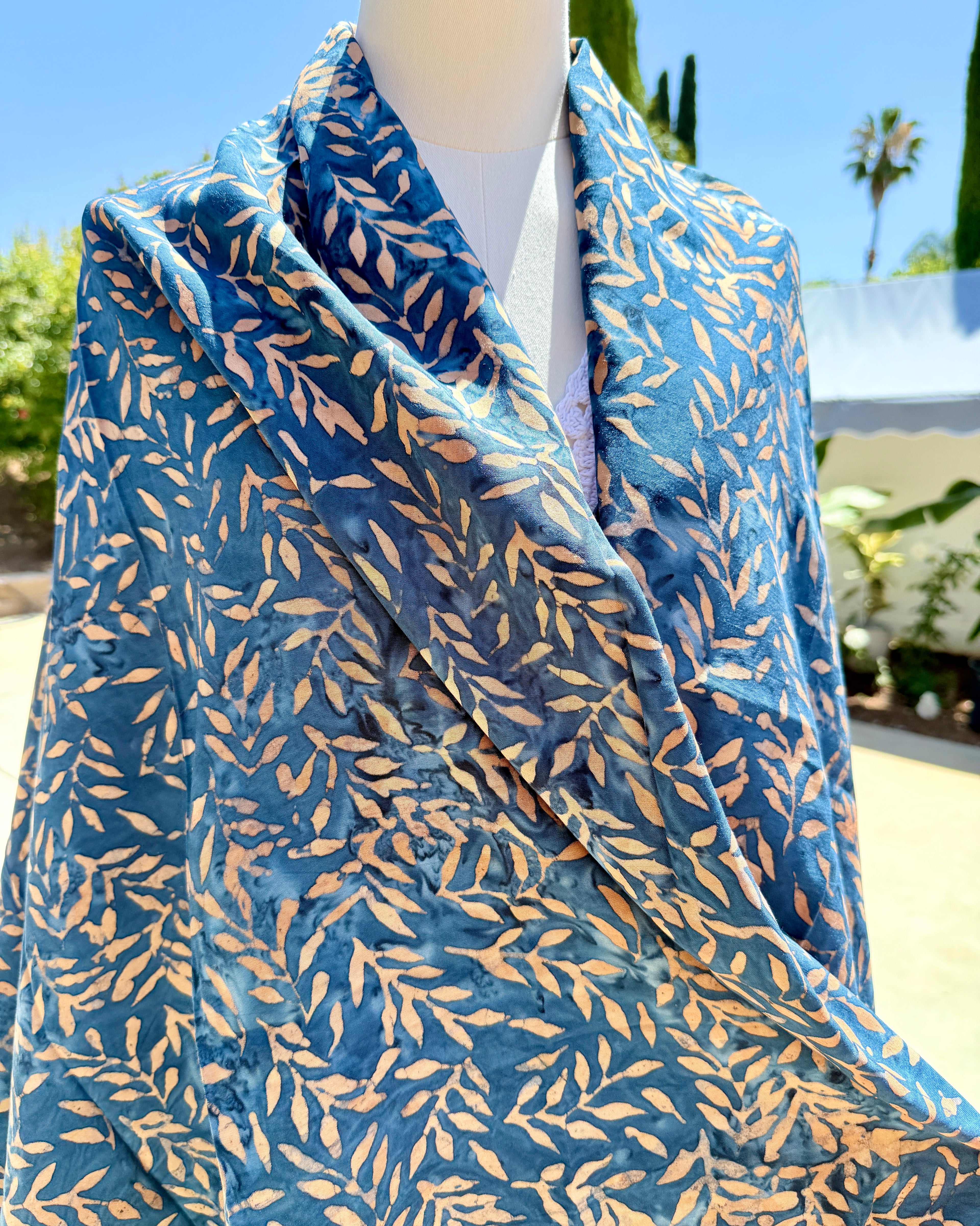 Blue Acacia - Batik Sarong
