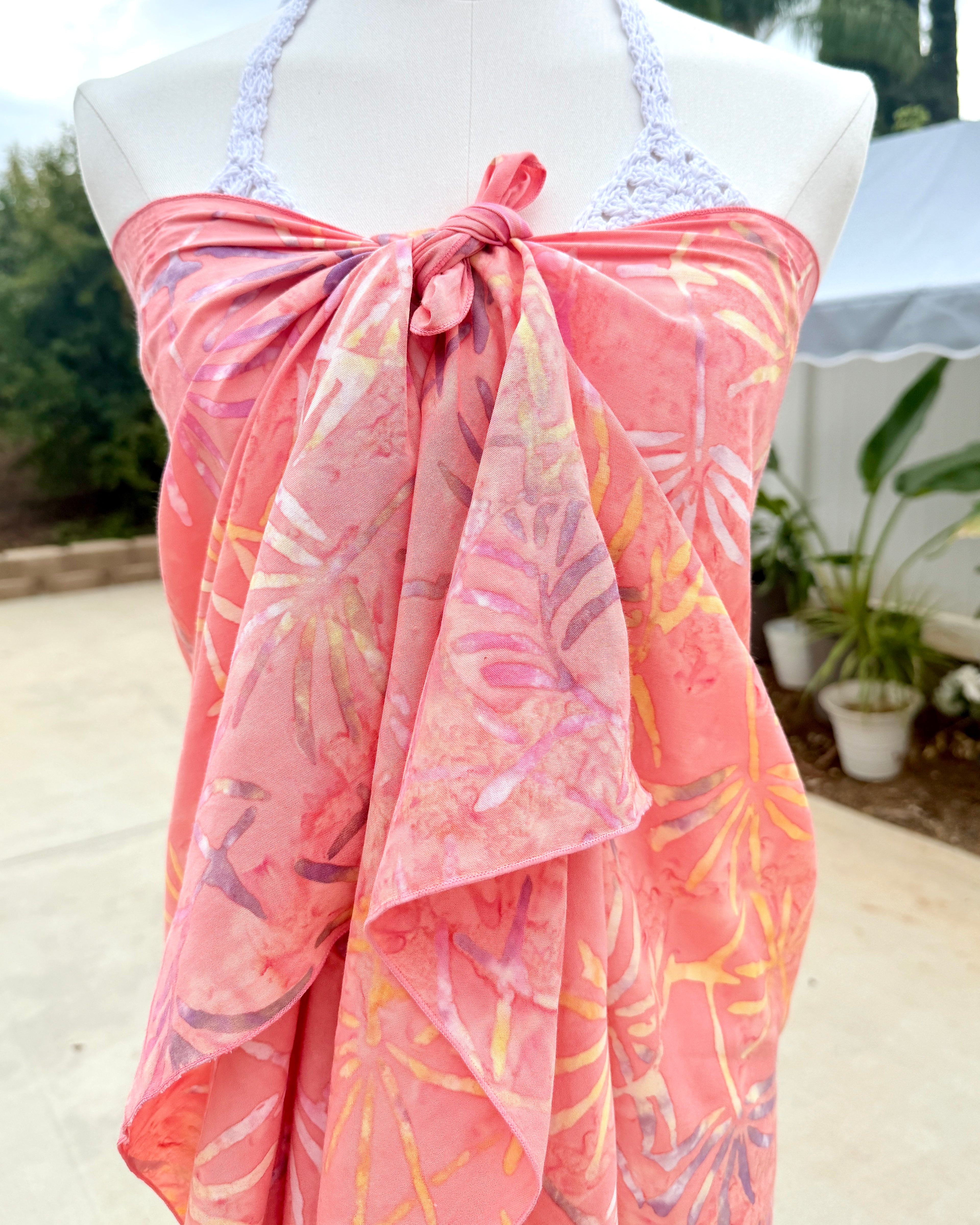 Peach Sunset - Batik Sarong