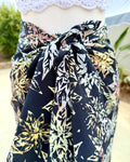 Black Poinsettias - Batik Sarong