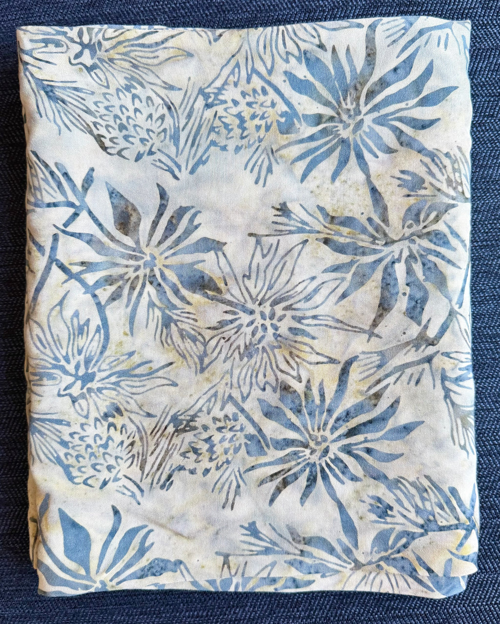 Wood Dahila Batik Pocket Scarf