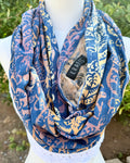Golden Fern - Batik Pocket Scarf