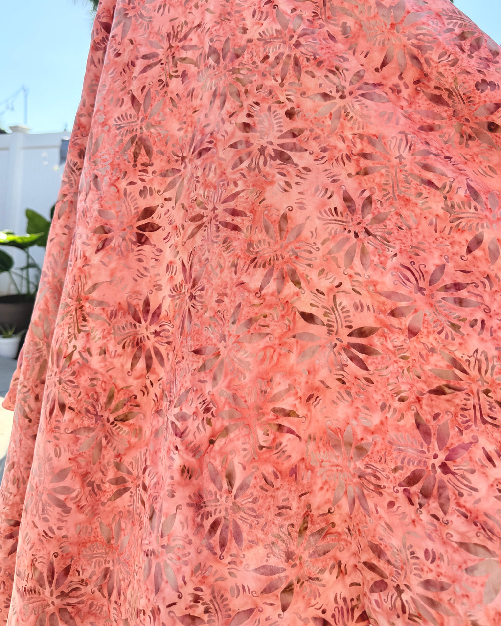Coral Blossom - Batik Sarong