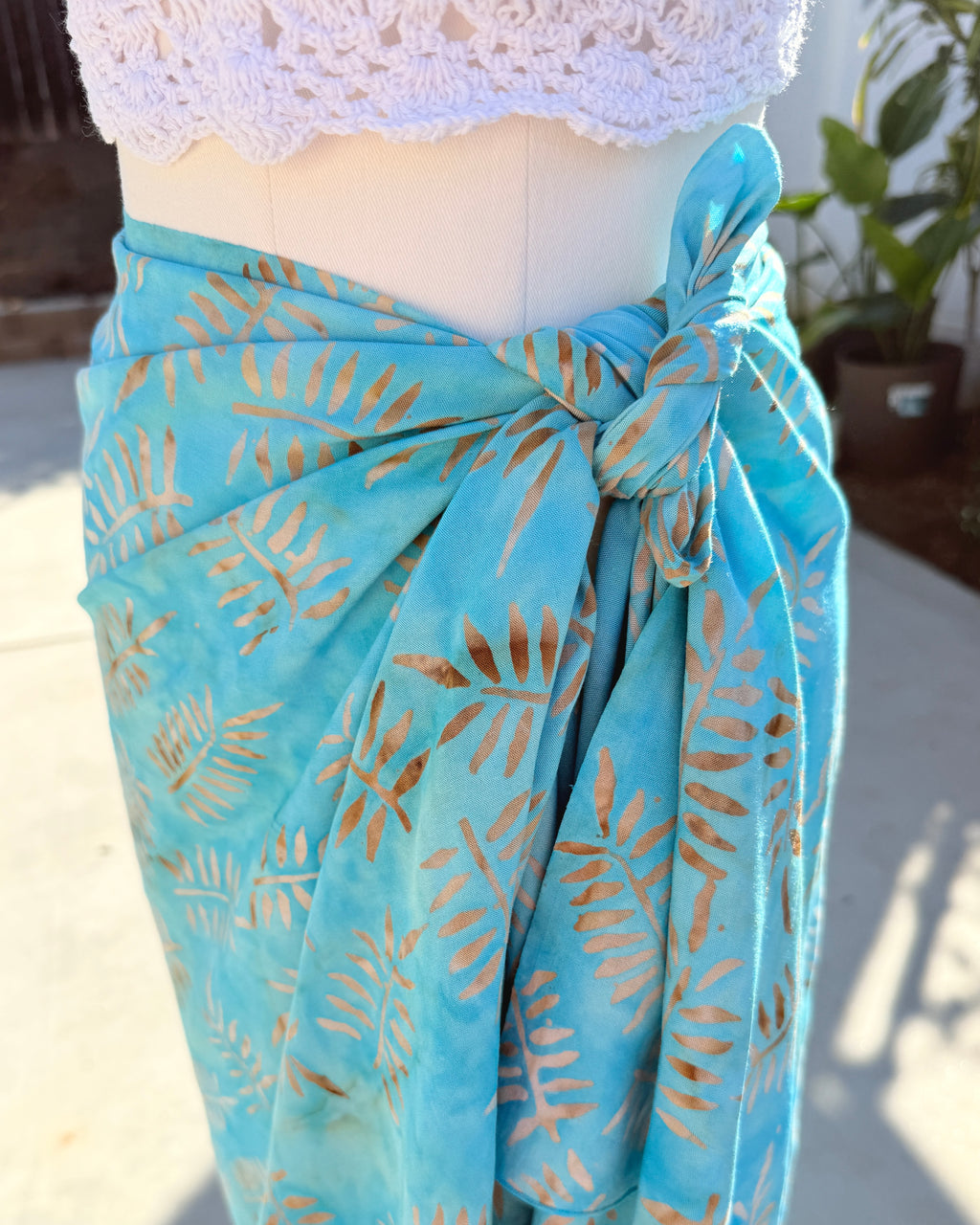 Coastal Fern - Batik Sarong