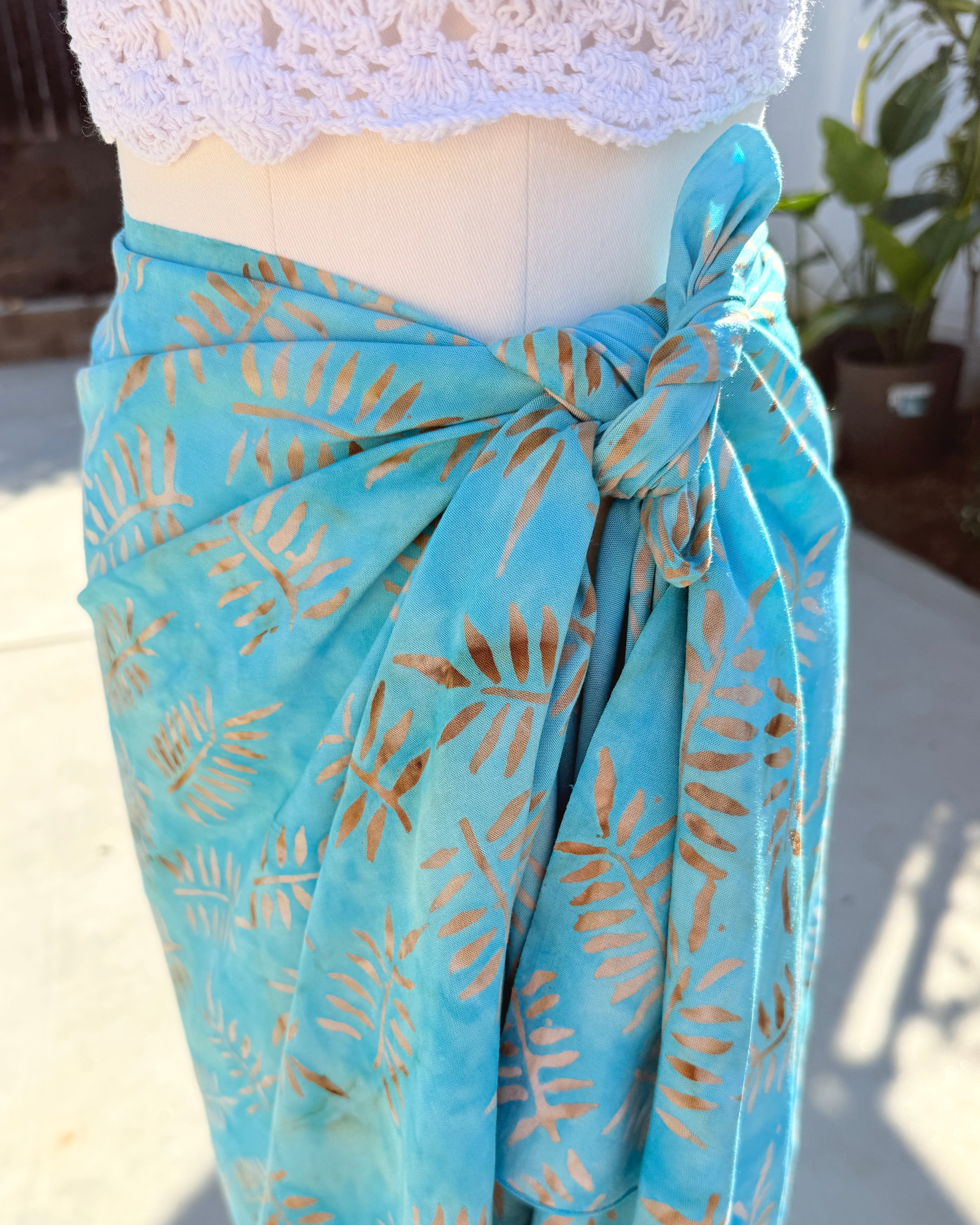 Coastal Fern - Batik Sarong
