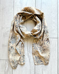 Wood Dahlia - Batik Versatile Scarf