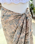 Wood Dahlia - Batik Sarong