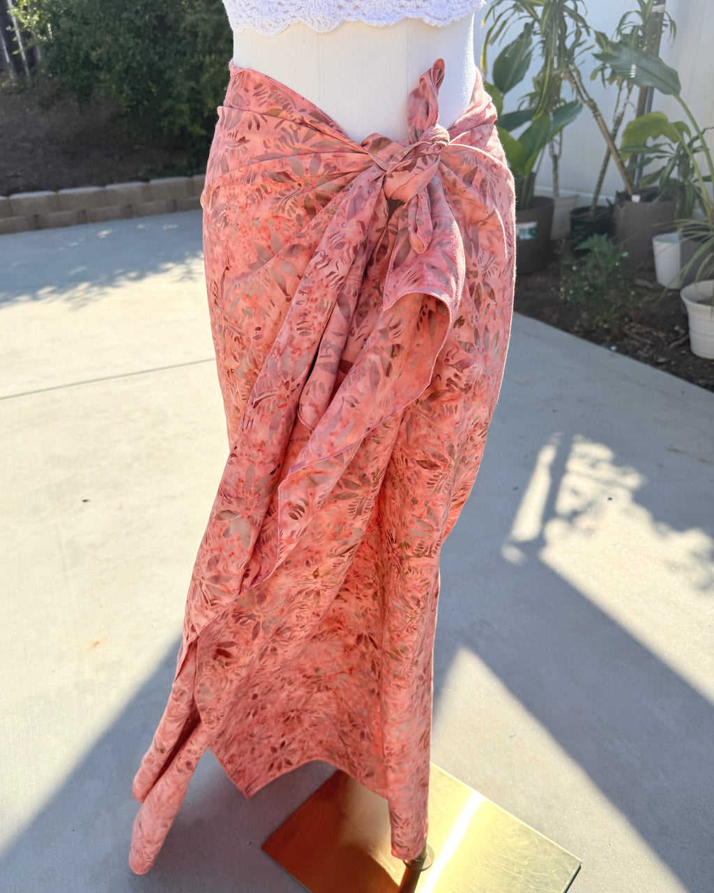 Coral Blossom - Batik Sarong