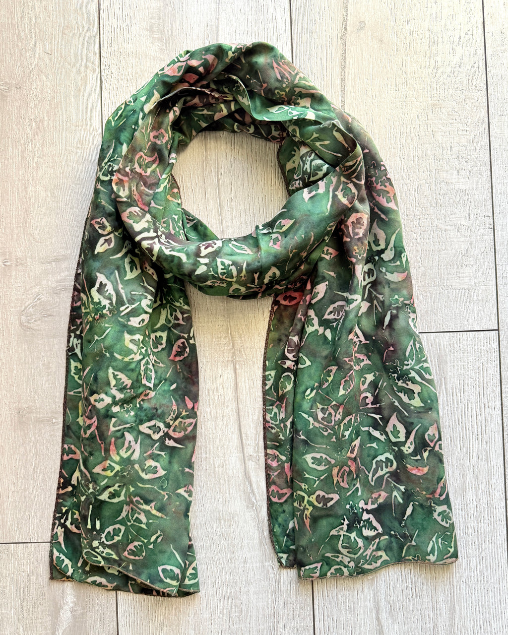 Green Rainforest - Batik Versatile Scarf