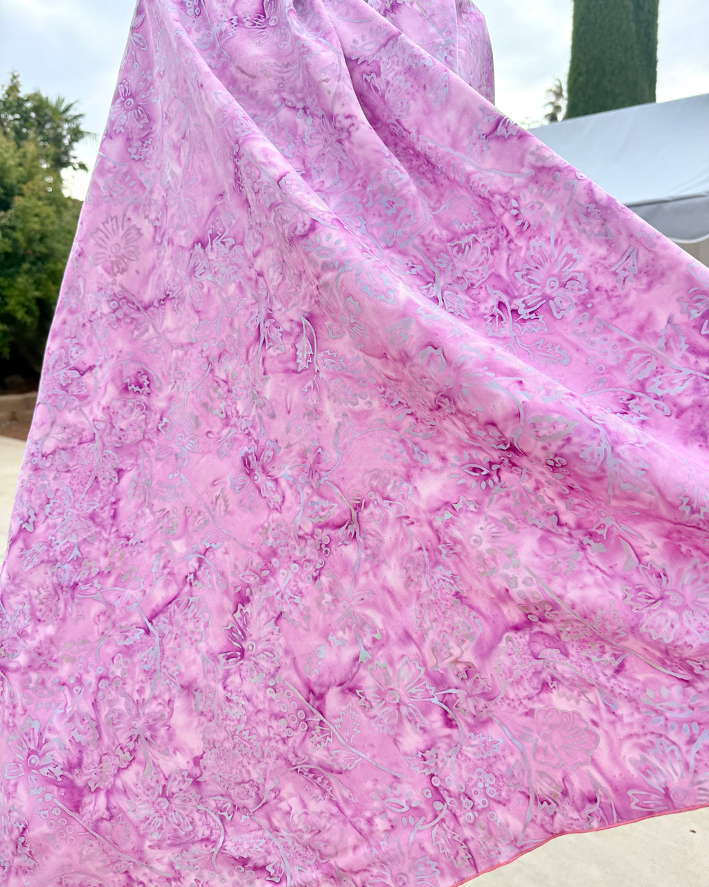 Lilac Hibiscus - Batik Sarong