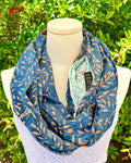 Blue Acacia - Batik Pocket Scarf